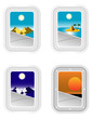 aircraft windows. vector illustration aircraft windows. vector illustration