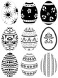Vektor: Ostern, Ostereier, Osterei, Ei, Eier, Frühling Ostern, Ostereier, Osterei, Ei, Eier, Frühling