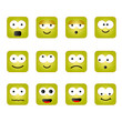 Smileys Set Gelb