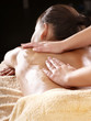Young woman having massage. Young woman having massage.