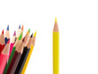 A bunch of color pencils A bunch of color pencils