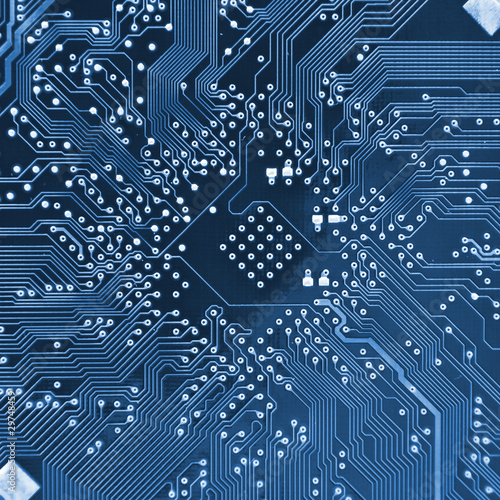 Photo: Computer electronic circuit Computer electronic circuit
