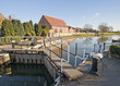 Lock gate on a canal