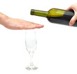stop alcoholism concept