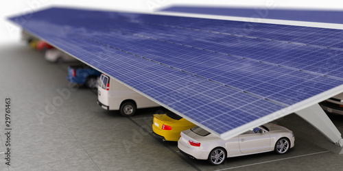 Illustration: Solar Parkplatz (Fokus) Solar Parkplatz (Fokus)