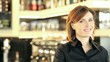 Portrait of a Smiling Female Bar Tender; HD 720, H 264