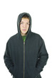 Young man in hoodie
