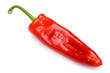 Red pepper on white Red pepper on white