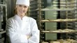 Portrait of a female baker at work; HD 720, H 264