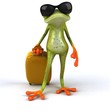 Grenouille en vacances