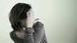 Sad/Despairing Woman, maybe victim of violence;  HD 720, H 264