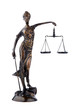 Justitia mit Waage für Recht und Gerechtigkeit