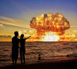 Nuclear bomb test in the ocean