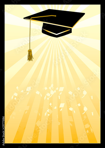 Vektor: Mortar in yellow spotlight. Mortar in yellow spotlight.