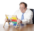 financier old school examinant ses comptes