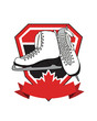 Crest with Ice Skates Crest with Ice Skates