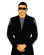 Bouncer in suit Bouncer in suit