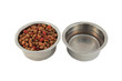 canvas print picture Bowls of dogfood and water