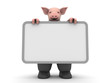 friendly pig - textfield