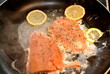 Simmering Salmon in Lemon Simmering Salmon in Lemon