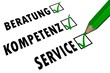 Beratung - Kompetenz - Service
