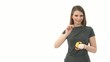 Woman saving