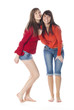 portrait de deux meilleures amies soeurs