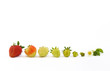 Photo: Strawberry growth isolated on white Strawberry growth isolated on white