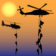 Helicopter landing