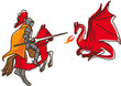 chevalier et dragon