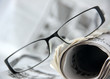 newspapers and glass
