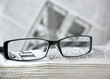 newspapers and glass