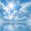 bright sun