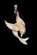 vintage bird pendent