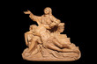 Mary and Jesus at the foot of the cross by anonymous craftman. Mary and Jesus at the foot of the cross by anonymous craftman.