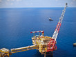 Rigs offshore Oil refinery