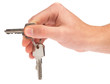 hand holding keys