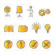 Presentation icons set