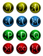 Glossy emoticons