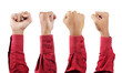 four side of mens hand