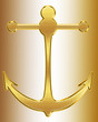 gold anchor