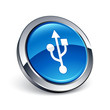 icône bouton internet usb
