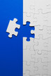 Puzzle Blau