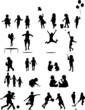children silhouettes