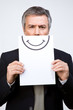 Photo: Man with a fake smile Man with a fake smile