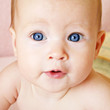 Photo: Baby Girl With Hair Stuck Up Baby Girl With Hair Stuck Up