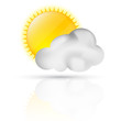 Symbole vectoriel météo éclaircie 01 Symbole vectoriel météo éclaircie 01