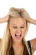 Annoyed and Frutrated Young Lady