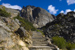 Long stairs leading to mountain Long stairs leading to mountain