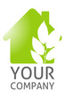 Green house logo